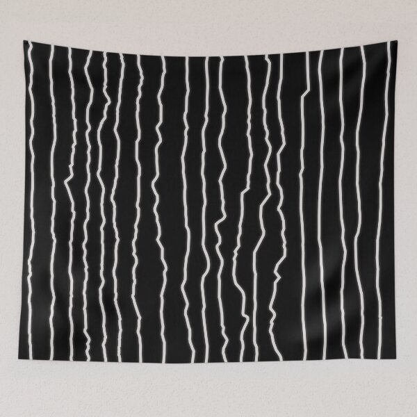 Item preview, Vertical organic stripes pattern | gray stripes pattern designed and sold by dfly-creations.