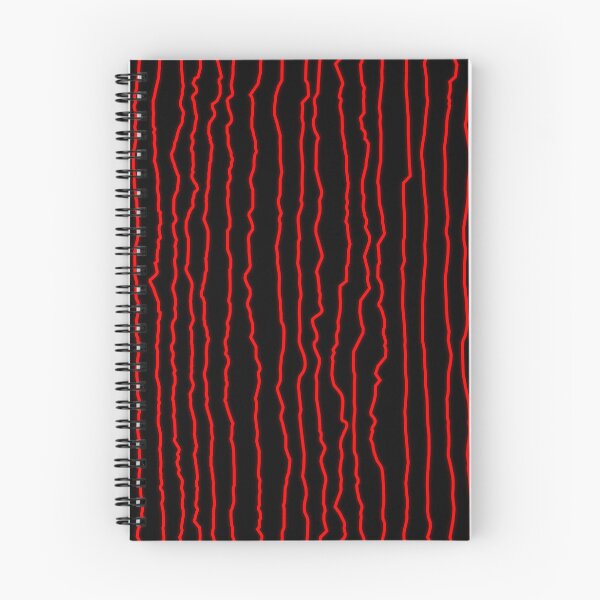 Item preview, Vertical organic stripes pattern | red stripe pattern designed and sold by dfly-creations.