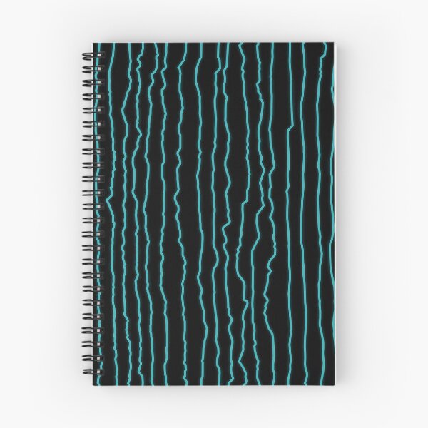 Item preview, vertical organic stripes pattern | blue stripe pattern designed and sold by dfly-creations.