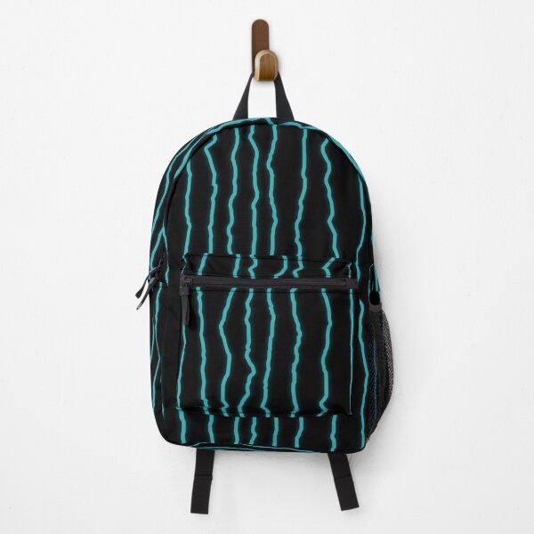 Item preview, vertical organic stripes pattern | blue stripe pattern designed and sold by dfly-creations.