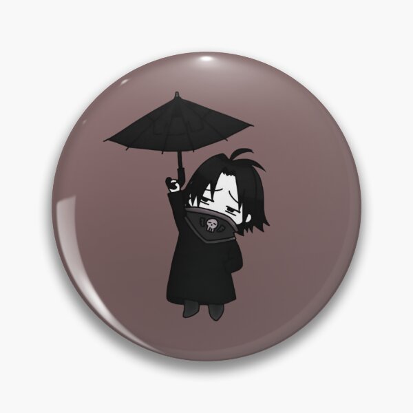 Item preview, Cute Chibi Assassin Holding Umbrella Shadow Fighter Mascot designed and sold by CosmicFna.