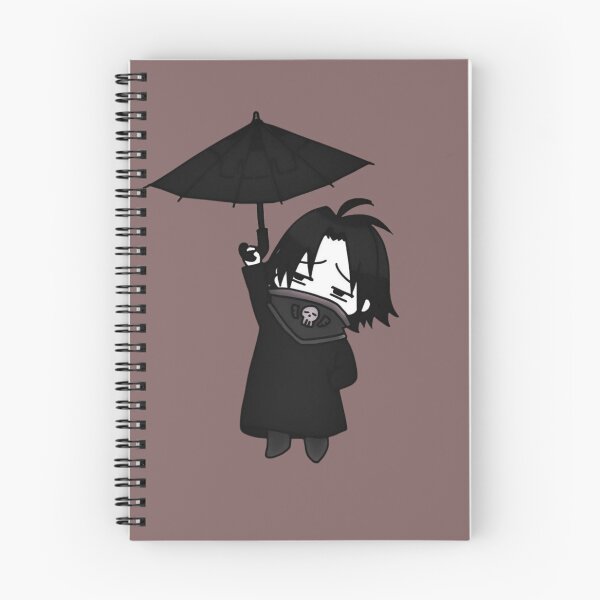 Item preview, Cute Chibi Assassin Holding Umbrella Shadow Fighter Mascot designed and sold by CosmicFna.