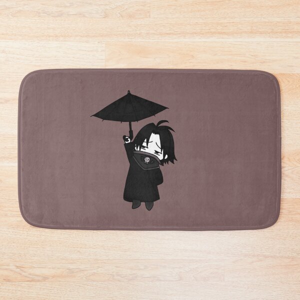Item preview, Cute Chibi Assassin Holding Umbrella Shadow Fighter Mascot designed and sold by CosmicFna.