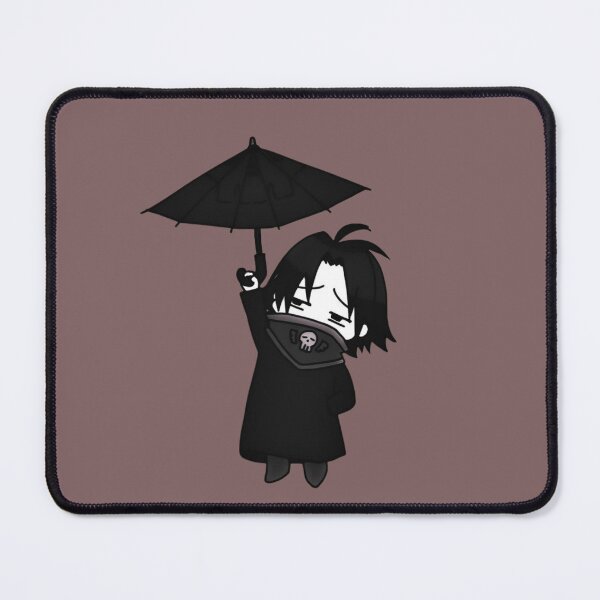 Item preview, Cute Chibi Assassin Holding Umbrella Shadow Fighter Mascot designed and sold by CosmicFna.