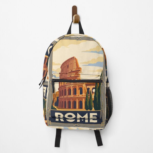 Item preview, Rome Italy Vintage Travel Poster – Colosseum Art designed and sold by Bomax121.