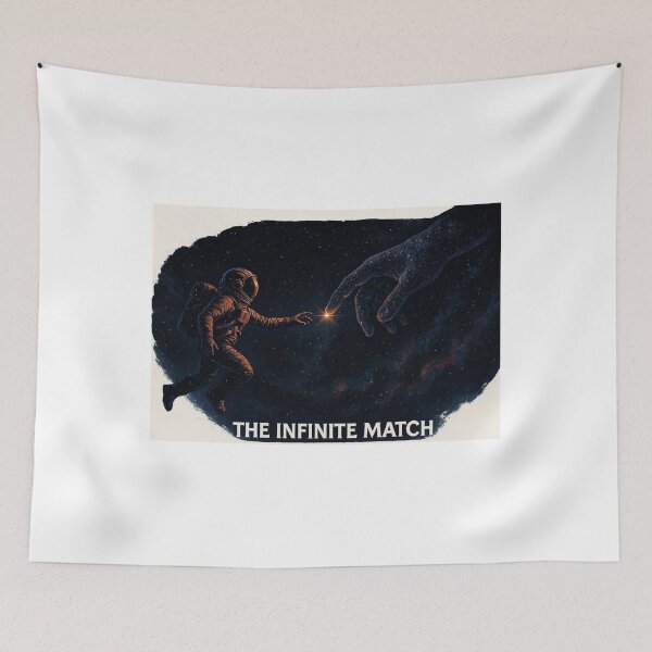 Item preview, The Infinite Match - Cosmic Connection designed and sold by AcosDesign.