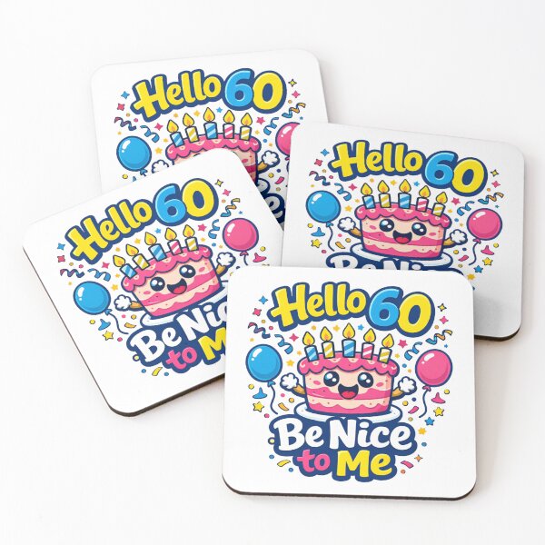 Item preview, Hello 60 Be Nice to Me | Funny 60th Birthday Typography T-Shirt designed and sold by rushaib.