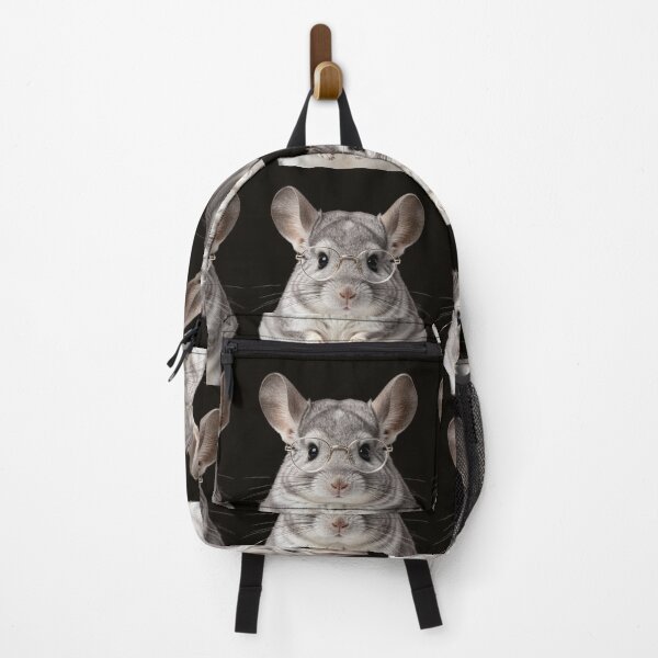 Item preview, Cute Chinchilla With Glasses designed and sold by BagFactoryUK.