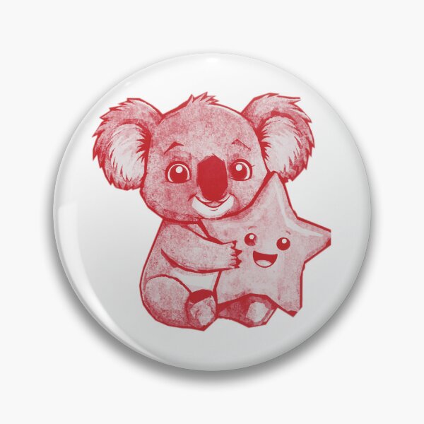 Item preview, Cute Koala Hugging Happy Star designed and sold by kinpirks.