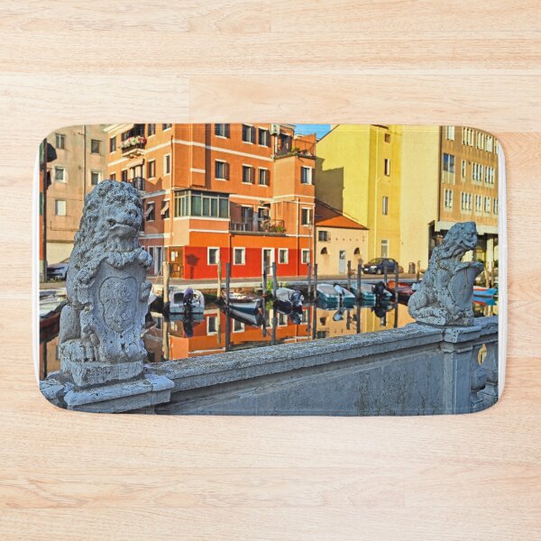 Item preview, Statue of lions holding coat of arms, Chioggia, Venetian Lagoon, Veneto, Italy designed and sold by goceris.
