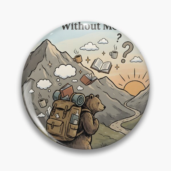Item preview, My Brain Went For A Walk Without Me Shirt | Funny Overthinking Quote | Hiking Bear Art | Introvert Humor designed and sold by softmind studio.