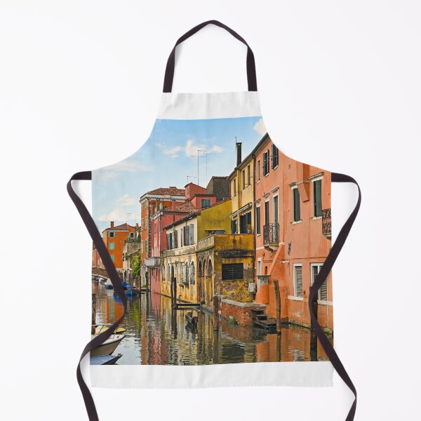 Item preview, Small boats floating in water in town of Chioggia, Venetian Lagoon, Veneto, Italy. designed and sold by goceris.