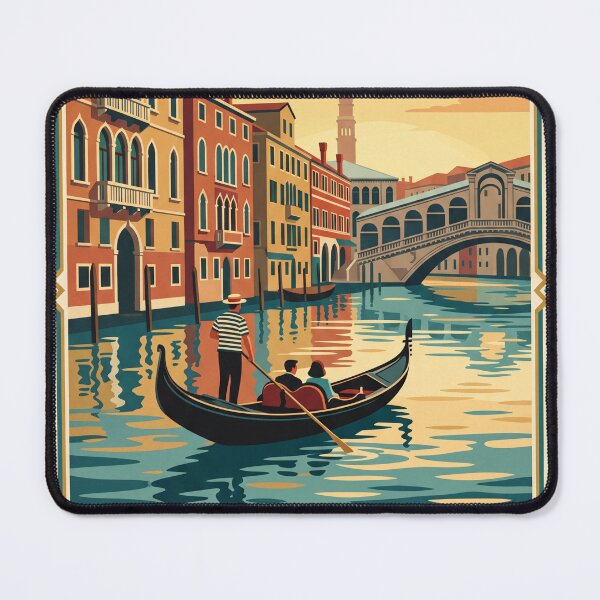 Artikelvorschau, Vintage-Reiseposter zu Venedig, Italien – Kanalkunst entworfen und verkauft von Bomax121.