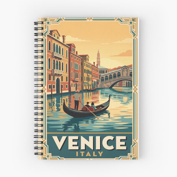 Item preview, Venice Italy Vintage Travel Poster – Canal Art designed and sold by Bomax121.