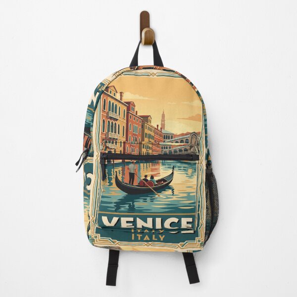 Item preview, Venice Italy Vintage Travel Poster – Canal Art designed and sold by Bomax121.