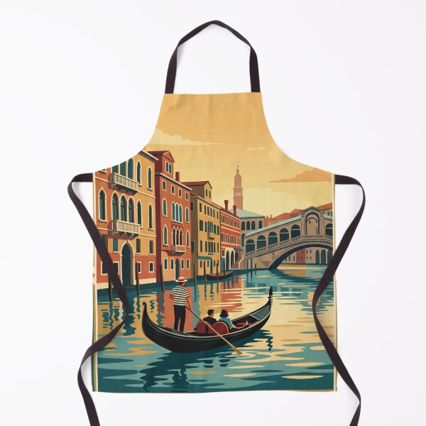 Item preview, Venice Italy Vintage Travel Poster – Canal Art designed and sold by Bomax121.