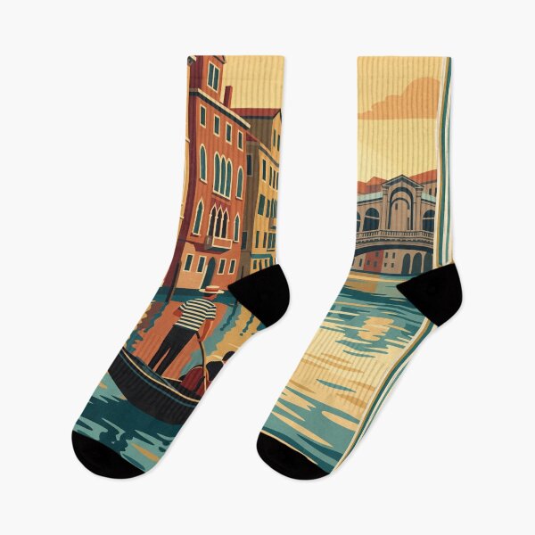 Item preview, Venice Italy Vintage Travel Poster – Canal Art designed and sold by Bomax121.