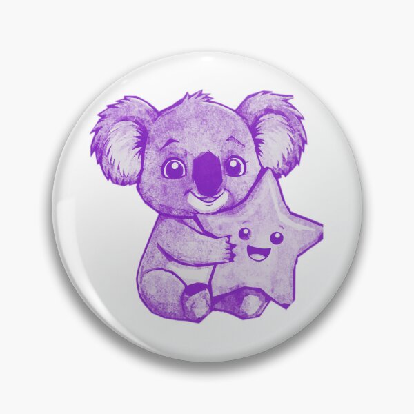 Item preview, Cute Koala Hugging Happy Star designed and sold by kinpirks.
