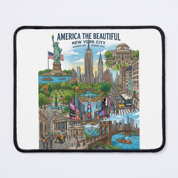 Item preview, America The Beautiful - New York City designed and sold by Illumine-World.