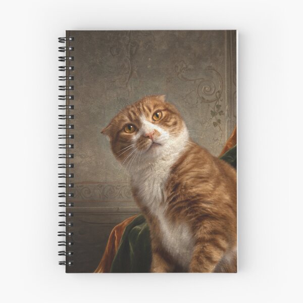 Item preview, Curious Orange Cat Portrait designed and sold by Anatolii_Kys.