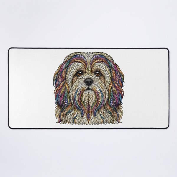 Item preview, Colorful Lhasa Apso designed and sold by PaintedbyCarol.