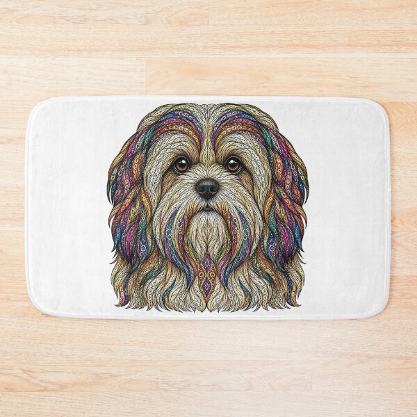 Item preview, Colorful Lhasa Apso designed and sold by PaintedbyCarol.