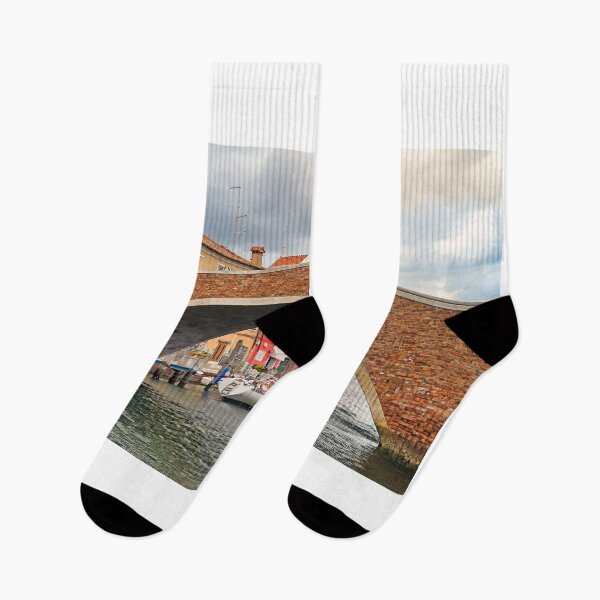 Item preview, Ponte San Domenico, old bridge in Chioggia, Italy designed and sold by goceris.