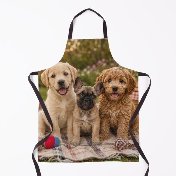 Item preview, Three Happy Puppy Best Friends designed and sold by BagFactoryUK.