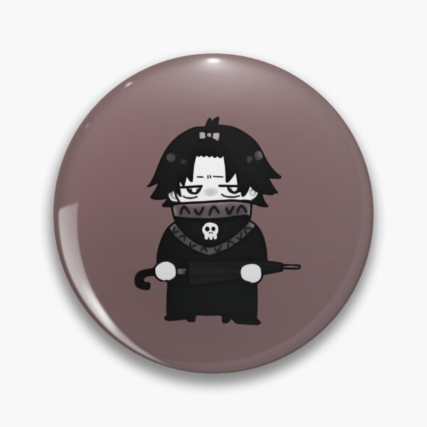 Item preview,  Cute Chibi Assassin Holding Umbrella Shadow Fighter Mascot designed and sold by CosmicFna.