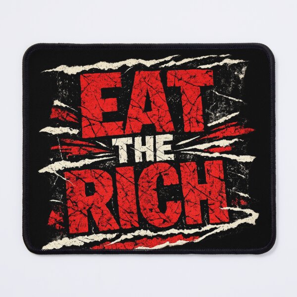 Item preview, Eat the Rich Grunge Streetwear Typography Design designed and sold by EchoPrint Co..