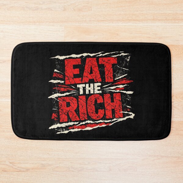 Item preview, Eat the Rich Grunge Streetwear Typography Design designed and sold by EchoPrint Co..