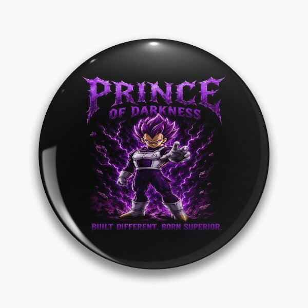 Item preview, Prince of Darkness Vegeta - Purple  Saiyan DBZ -Built Different Born Superior Aesthetic Design designed and sold by Trinidesigns123.