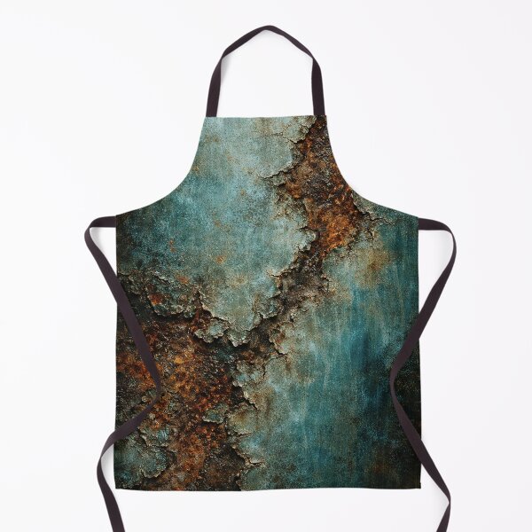 Item preview, Emerald Teal and Copper Abstract Luxury Texture Poster designed and sold by SoftSpaceDesign.