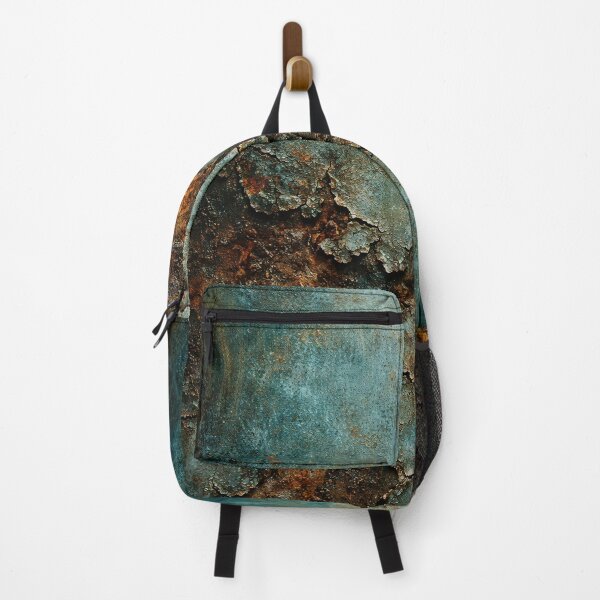 Item preview, Emerald Teal and Copper Abstract Luxury Texture Poster designed and sold by SoftSpaceDesign.
