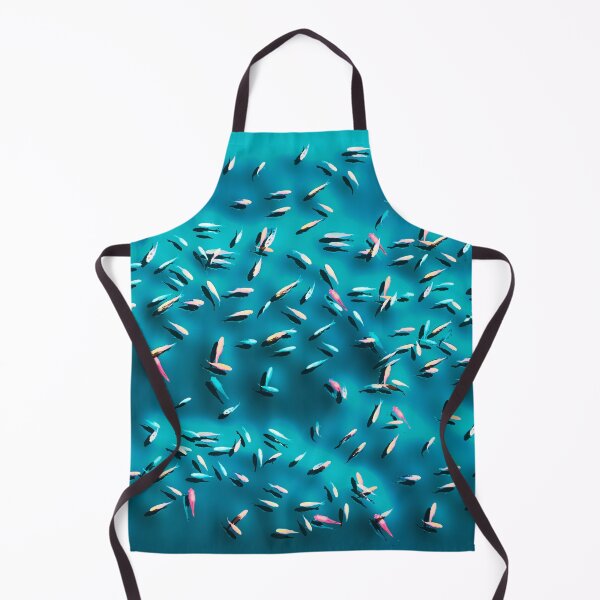 Item preview, Colorful fish in blue water designed and sold by leobrix.