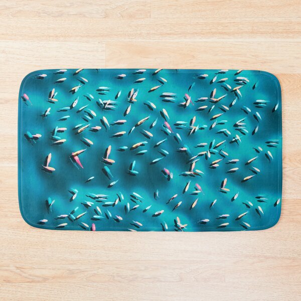 Item preview, Colorful fish in blue water designed and sold by leobrix.