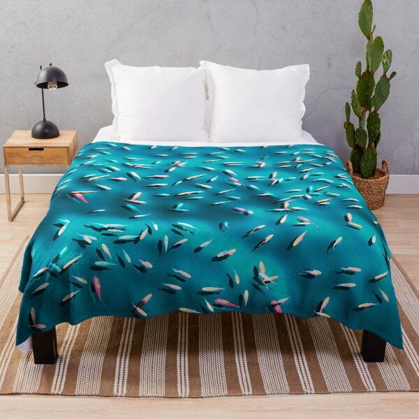 Item preview, Colorful fish in blue water designed and sold by leobrix.