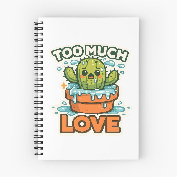 Item preview, Too Much Love | Funny Overwatered Cactus Sticker | Cute Plant Lover Gift designed and sold by Peace-of-mind.