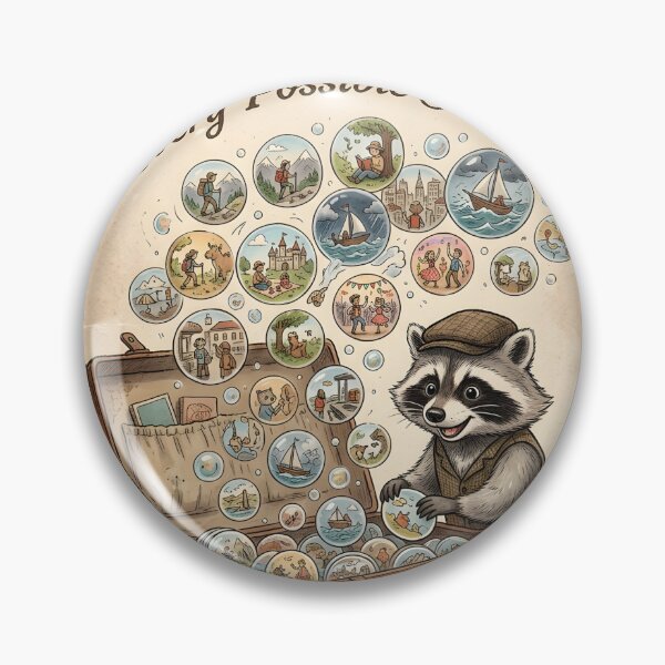 Item preview, I Packed Every Possible Scenario Shirt | Funny Travel Anxiety Quote | Raccoon Illustration | Overthinker Gift designed and sold by softmind studio.