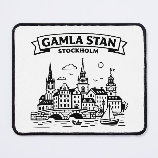Artikelvorschau, Gamla Stan Stockholm Swedem entworfen und verkauft von Traveldrawings.