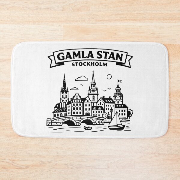 Item preview, Gamla Stan Stockhom Swedem designed and sold by Traveldrawings.