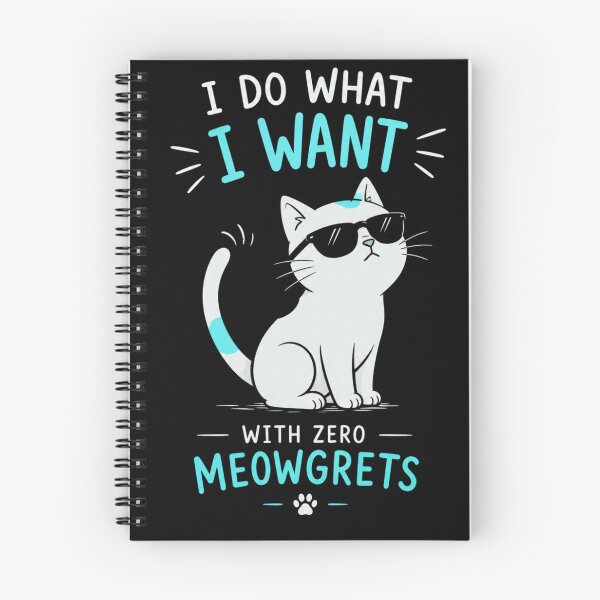 Item preview, Cool Cat "I Do What I Want" Collection – Funny Cat Lover Gift | Minimal Modern Design designed and sold by CallisC-Arts.