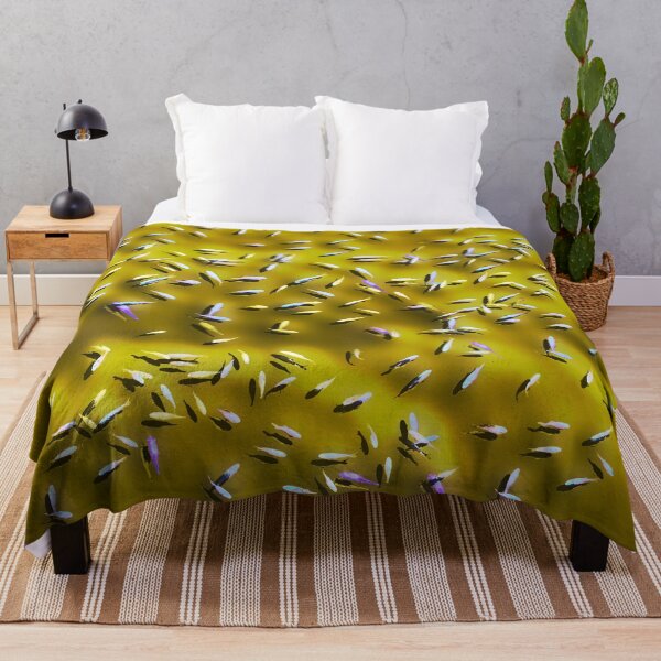 Item preview, School of fish in golden light designed and sold by leobrix.