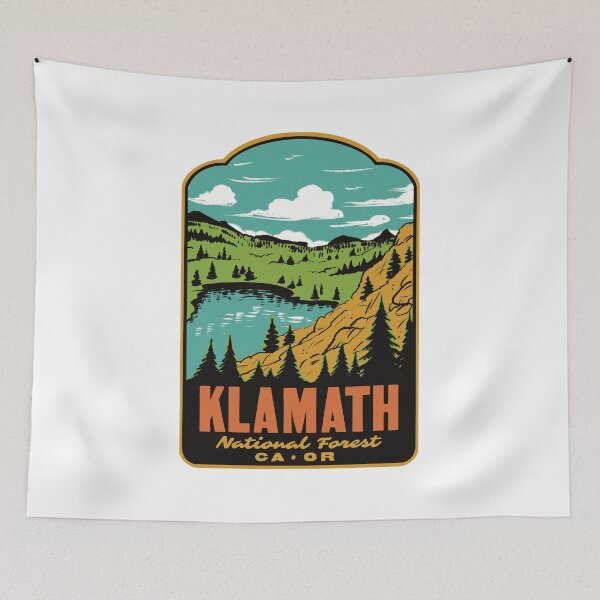 Item preview, Klamath National Forest California Retro designed and sold by HalpinDesign.