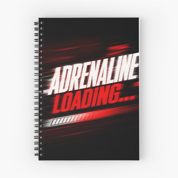 Item preview, Adrenaline Loading... – Motion Blur Typography Design designed and sold by Jandedan.
