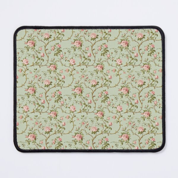 Item preview, Vintage Pink and Green Pattern designed and sold by LouieVanille.