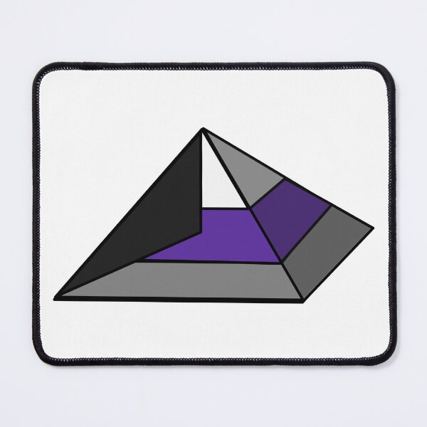 Item preview, Pyramid Pride Flag Demisexual designed and sold by HarveyHandcraftsandDesigns.