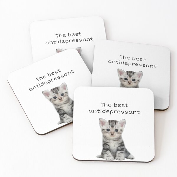 Item preview, The best antidepressant is cats designed and sold by Lexi DesignZ .
