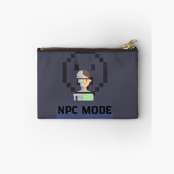 Item preview, Funny Gaming Art - NPC Mode Activated Retro Pixel Meme designed and sold by AhmadAnnaPrints.