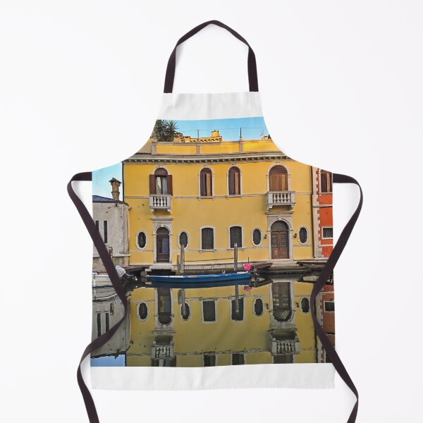 Item preview, Old colourful houses reflected in water, Chioggia, Italy designed and sold by goceris.
